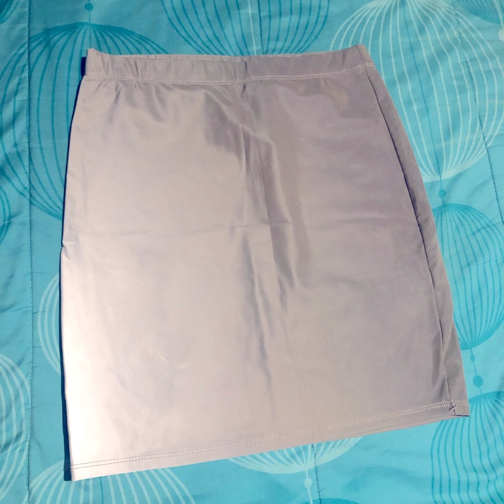 Reflective skirt + bra 2 piece set
